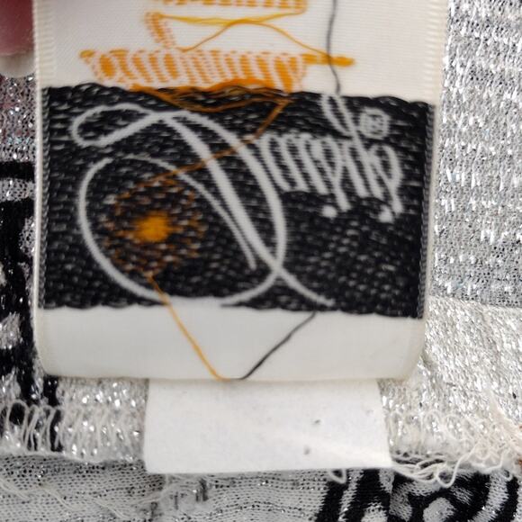 Vintage 60s MOD Daisy's Originals of Miami Metallic Paisley A-Line Maxi Skirt - Picture 11 of 12